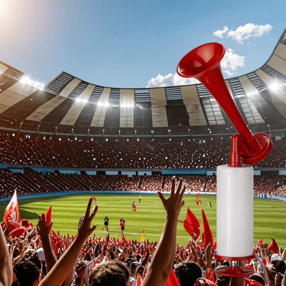 Bomba Manual de Futebol WK com Alarme Sonoro Portátil Compacta