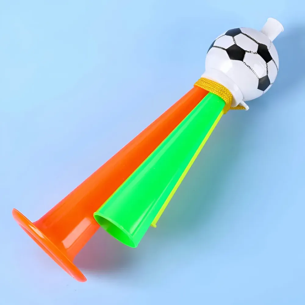 Conjunto de Vuvuzelas WK Estádio de Futebol com Buzina Dobrável