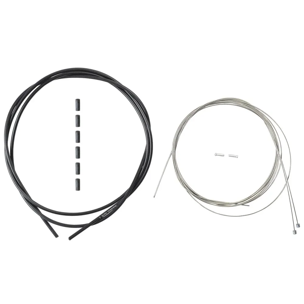 Kit de cabos e caixa do desviador em ço SHIMANO