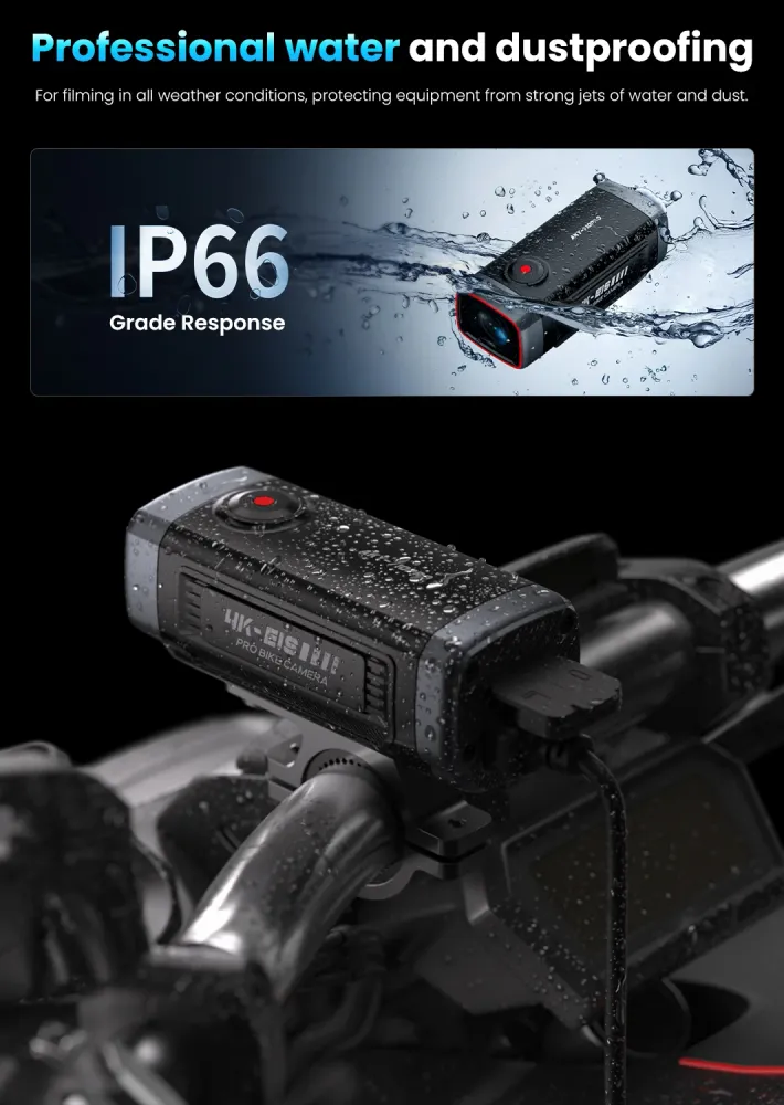 Câmara 4K 8MP com EIS|AKY-710Pro-Moto AKEEYO Global