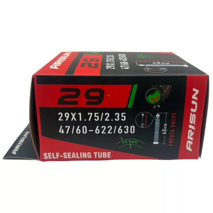 CÂMARA DE AR ARISUN SELF-SEALING 29X1,75/2,35 (FV) 40 MM