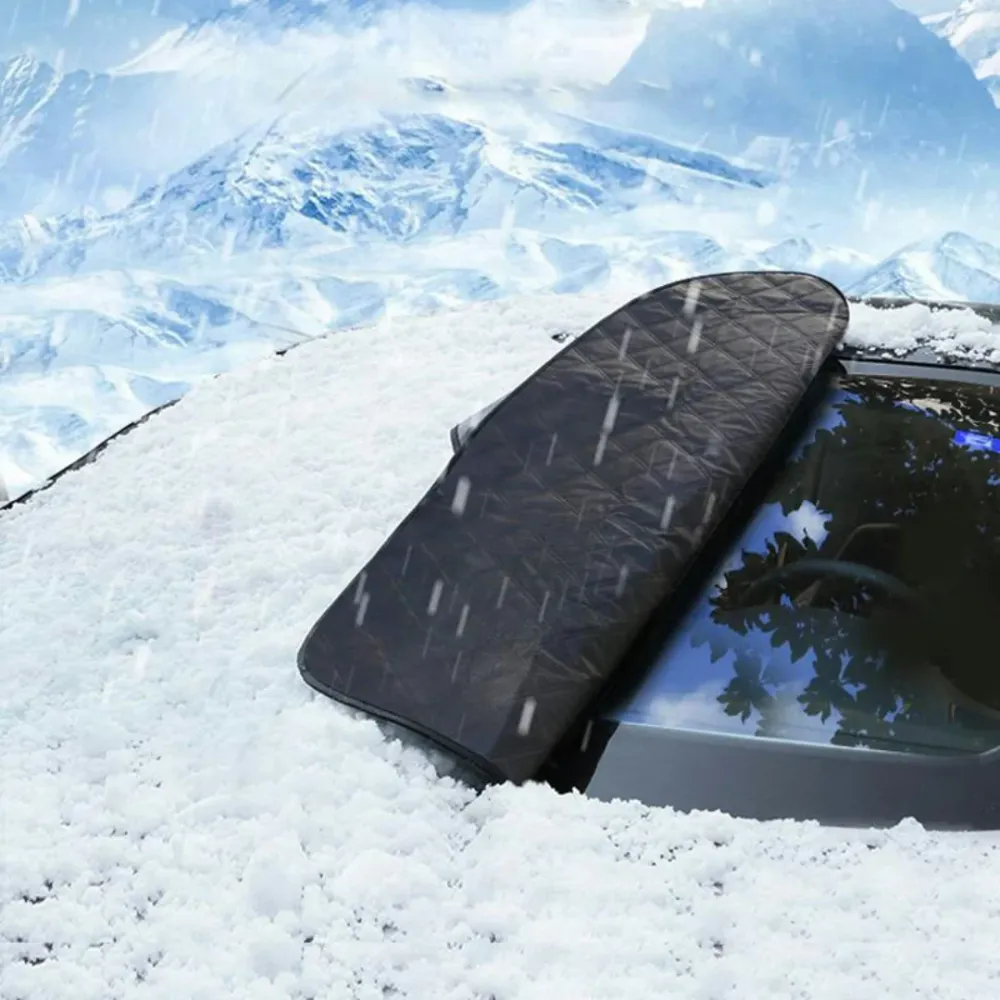 Capa Magnética de Proteção para Vidro Frontal Contra Neve e Gelo