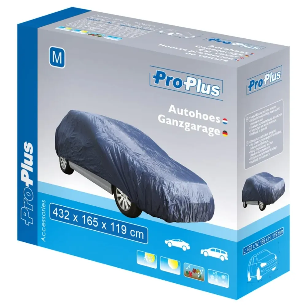 ProPlus Cobertura para carro M 432x165x119 cm azul escuro