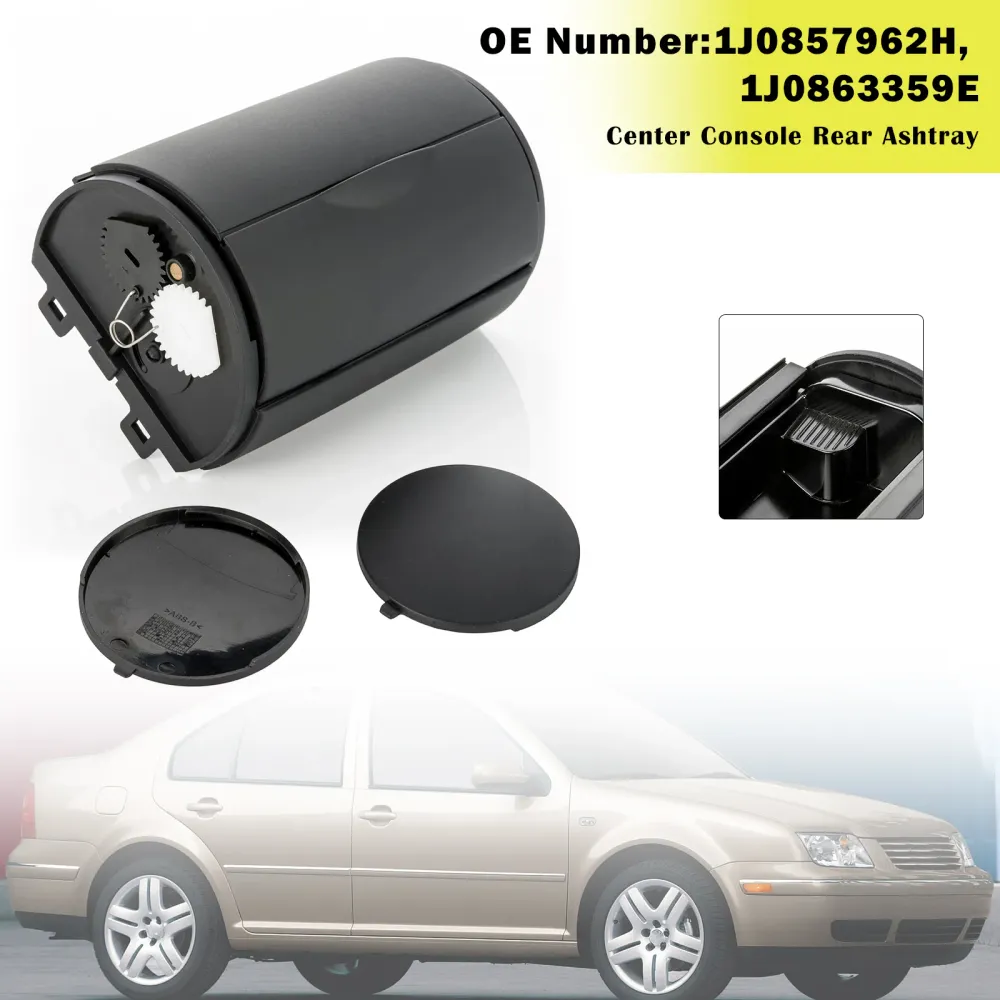 Center Console Rear Ashtray Black 1J0857962H VW Golf IV 4 1J1 1J5