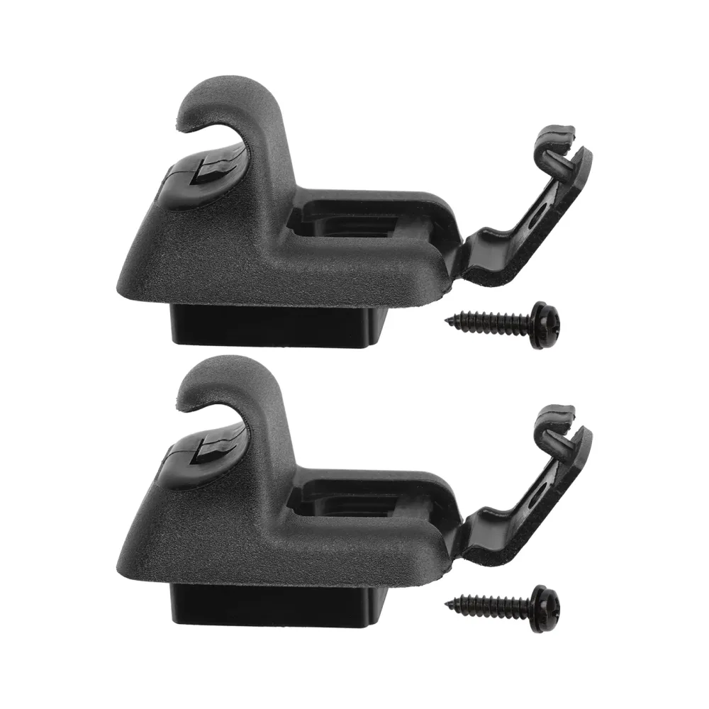 2x Black Sun Visor Clip 1RF14DX9AB Fit Chrysler 300 Dodge Charger 2011-2020