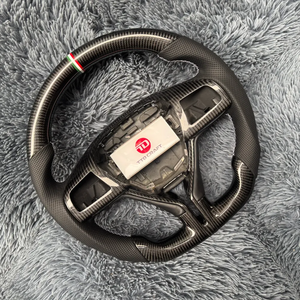 Maserati Ghibli Levante Quattroporte Carbon Fiber Steering Wheel 2014-2023 |TTD Craft