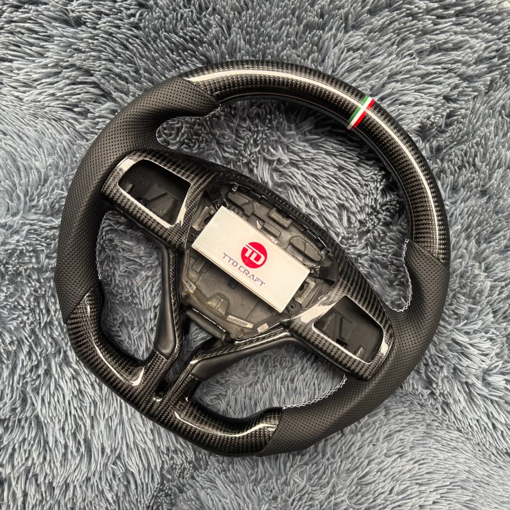 Maserati Ghibli Levante Quattroporte Carbon Fiber Steering Wheel 2014-2023 |TTD Craft