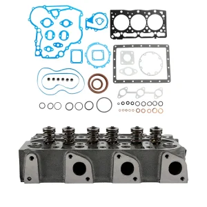 Cabeçote completo com mola de válvula KUBOTA ENGINE D1105 & Kit de juntas D1105 RTV1100