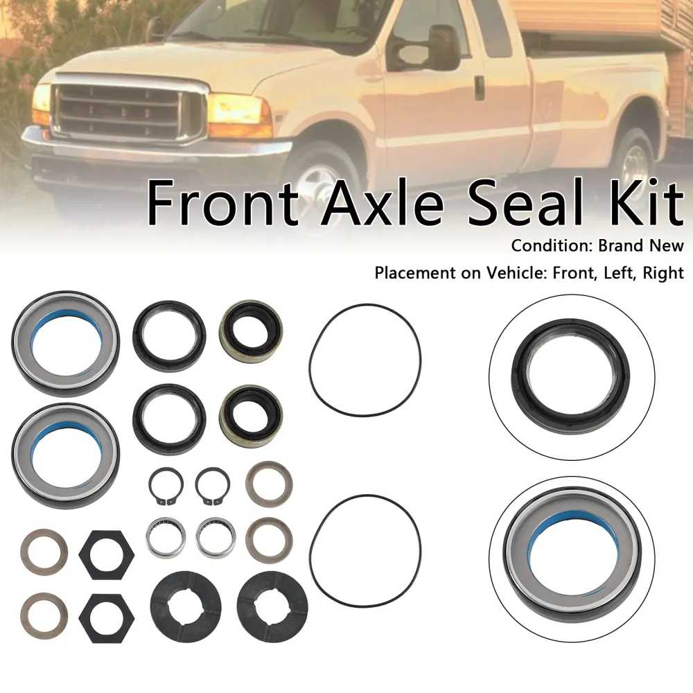 Vedação do eixo dianteiro e lavadora de impulso Kit Fit Ford excursion F250 F350 1998-2004