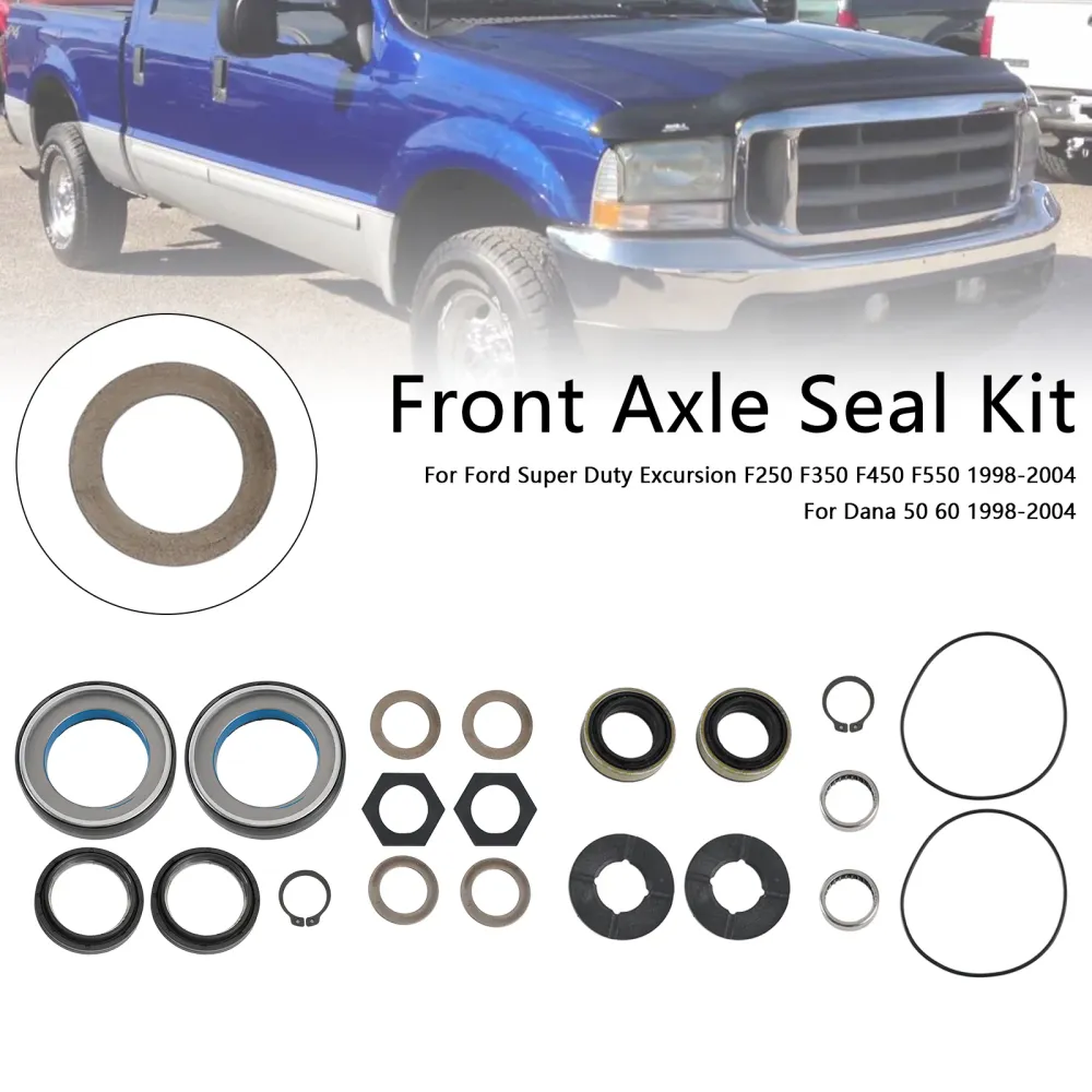 Vedação do eixo dianteiro e lavadora de impulso Kit Fit Ford excursion F250 F350 1998-2004