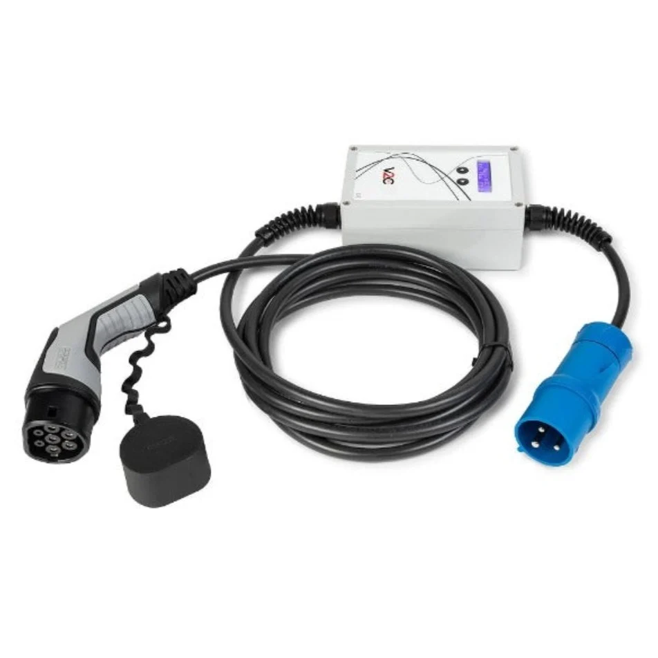 Carregador Portátil V2C 7.4 kW Monofásico Tipo 2 com Conetor CEE32