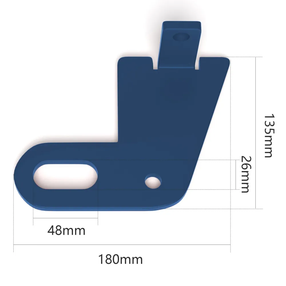 2pcs traseiro esquerdo e direito Trailer Hitch para Suzuki Jimny JB64W JB74 2019-2023