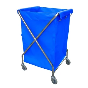 Carrinho de roupa suja 180L dobrável 71x66x95cm