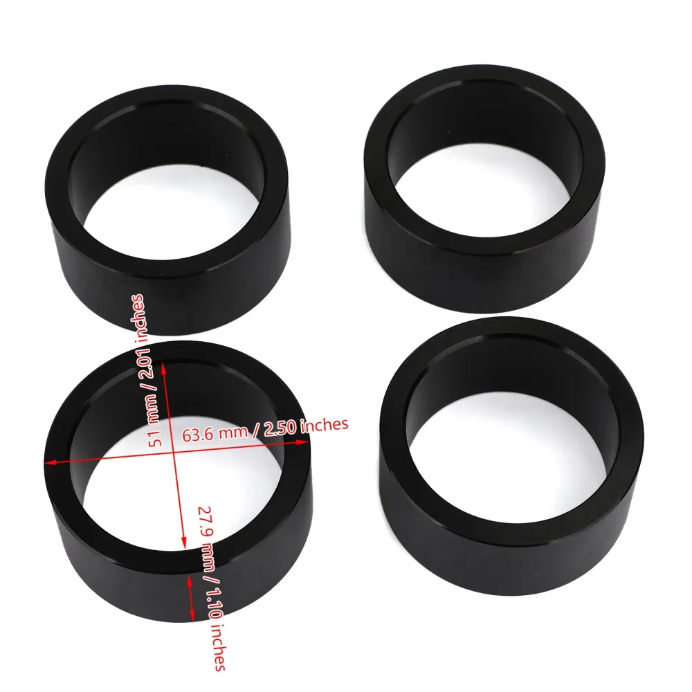 Kit de espaçador de elevador de suspensão Rise para Can AM Bombardier Outlander 650 800 ATV Generic
