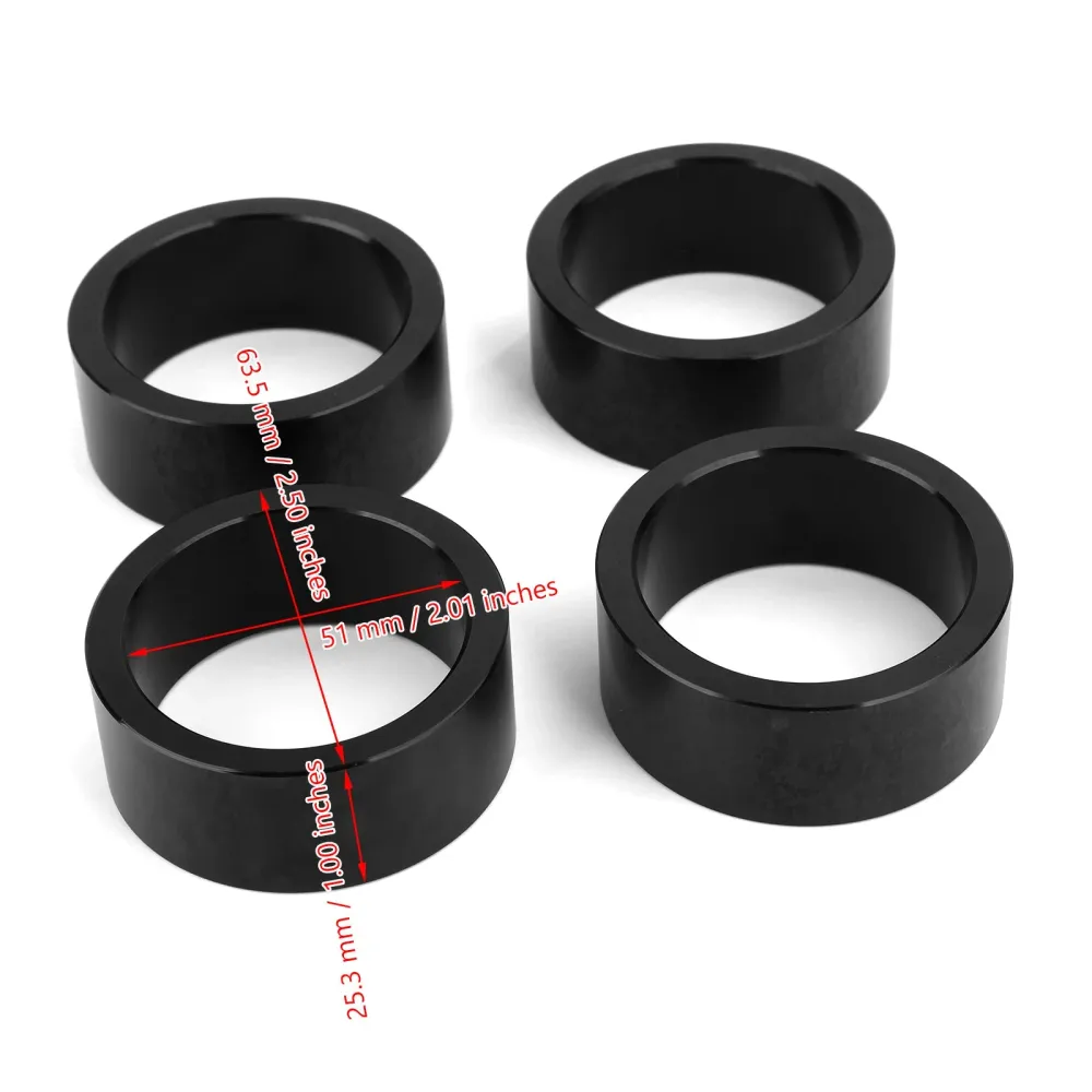 2.5" Kit espaçador de elevação para quadriciclo Honda Rancher Recon 230, 250, 300, 350, 400 e 420