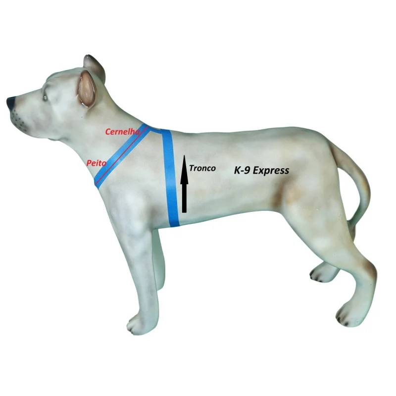 K9 Spirit Peitoral com Cinto de Seguranç P