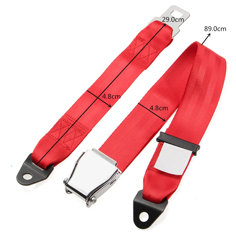 2x Cintos Seguranç Vermelho Cintura