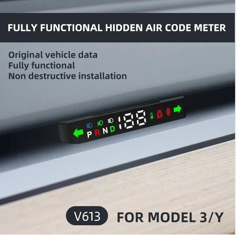 Tesla Modelo 3/Y - V613 Mini Digital Dash Cluster