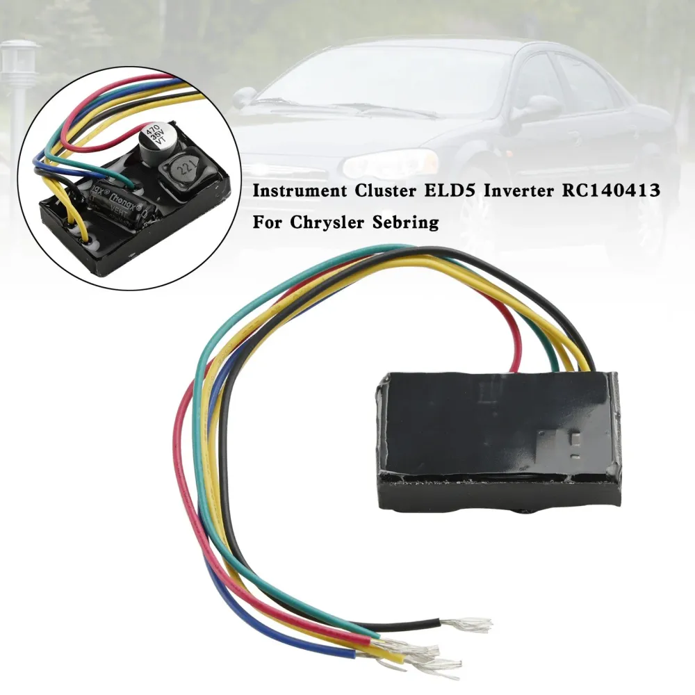 2008 2009 Dodge Grand Caravan Chrysler Town & Country Instrument Cluster ELD5 Inverter RC140413