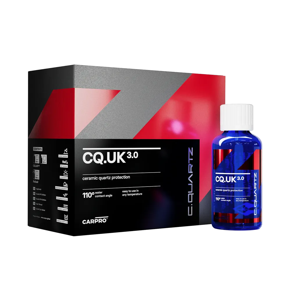 CarPro CQuartz UK 3.0 – 30ml | Coating Cerâmico para Pintura Automóvel