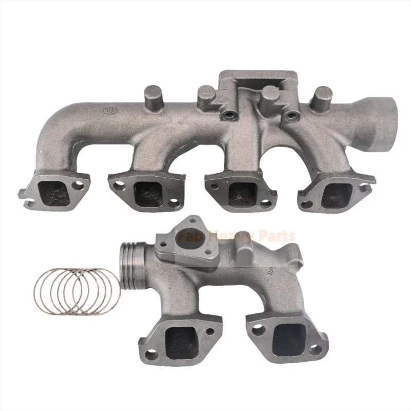 Coletor de escape 1141420320 & 1141420280 para motor Isuzu 6HK1 Hitachi Escavadeira ZX330-3 ZX350K-3 ZX400LCH-3 ZX400W-3