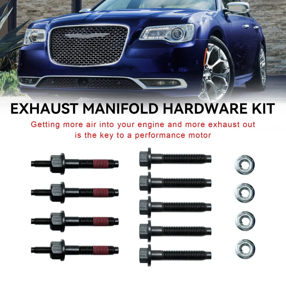 Kit de hardware do coletor de escape 03309 para Dorman para Ram para Dodge Jeep