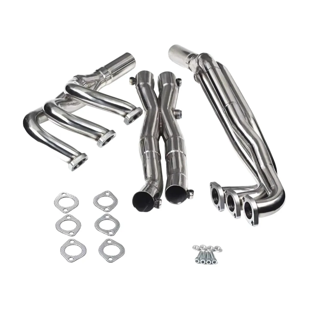 Modelos BMW E30 com 2.5L/2.7L L6 Motores Cabeçalho do coletor de escape de ço inoxidável