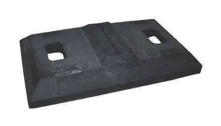 Base de borracha para sinais de Plástico e painéis delineadores de tráfego