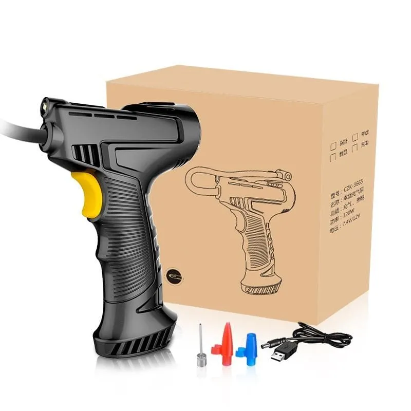 Compressor De Ar Pistola Ultra Maxx Para Carro e Bicicleta