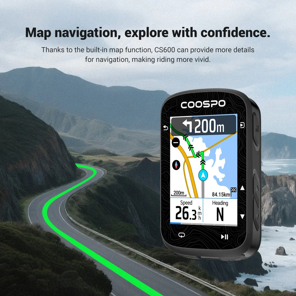 🔥🔥Ciclocomputador GPS REALROAD CS600 (COMPRE 2 E LEVE 2 GRÁTIS)