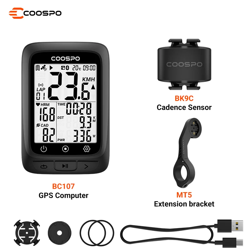 Computador de bicicleta BC107 GPS