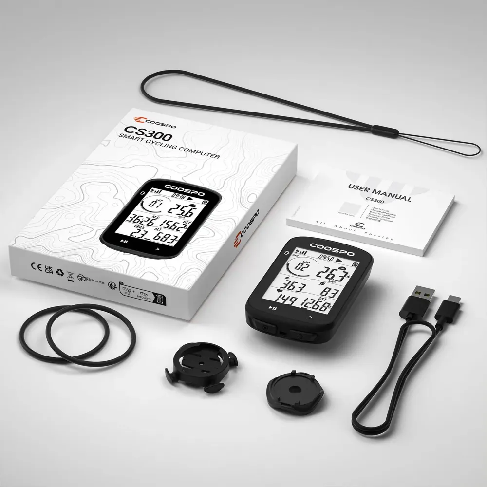Computador de bicicleta GPS REALROAD CS300 (COMPRE 2 GANHE 2 GRÁTIS)