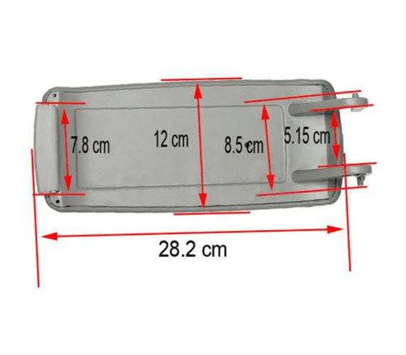 Audi A4 S4 A6 2000-2008 Grey PU CEAR CENTRO CENTRO CENTRO DE ARMAT ARMEST TID GENERIC GENERIC