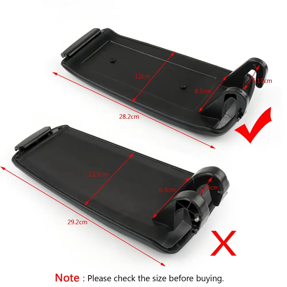 Audi A4 S4 A6 2000-2008 preto PU CELA CENTER CONSOL