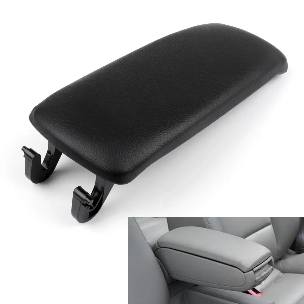 Audi A4 S4 A6 2000-2008 preto PU CELA CENTER CONSOL