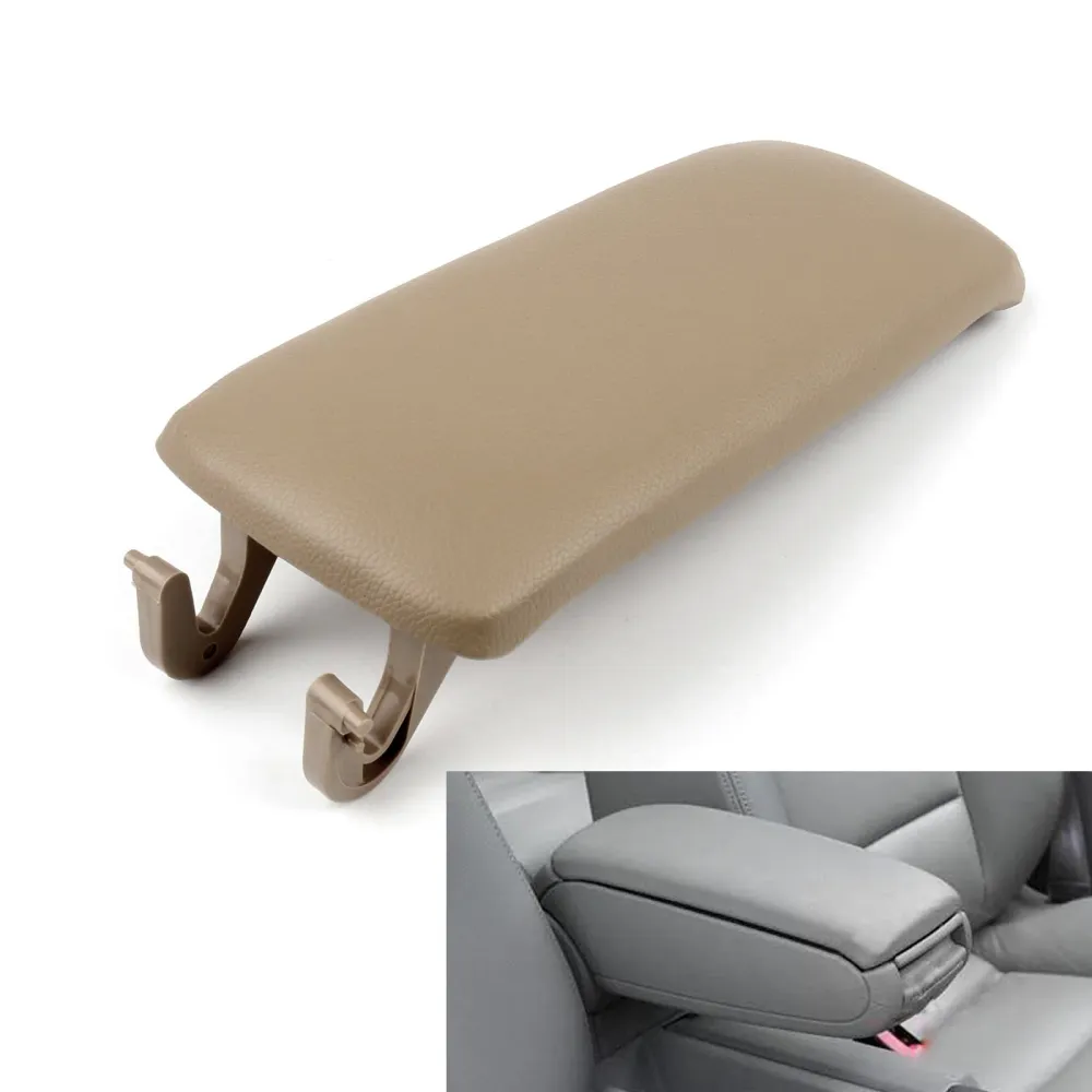 PU CENTER CENTER CONSOLE ARM ARMAEST Tampa para Audi A4 S4 A6 2000-2008 Khaki genérico