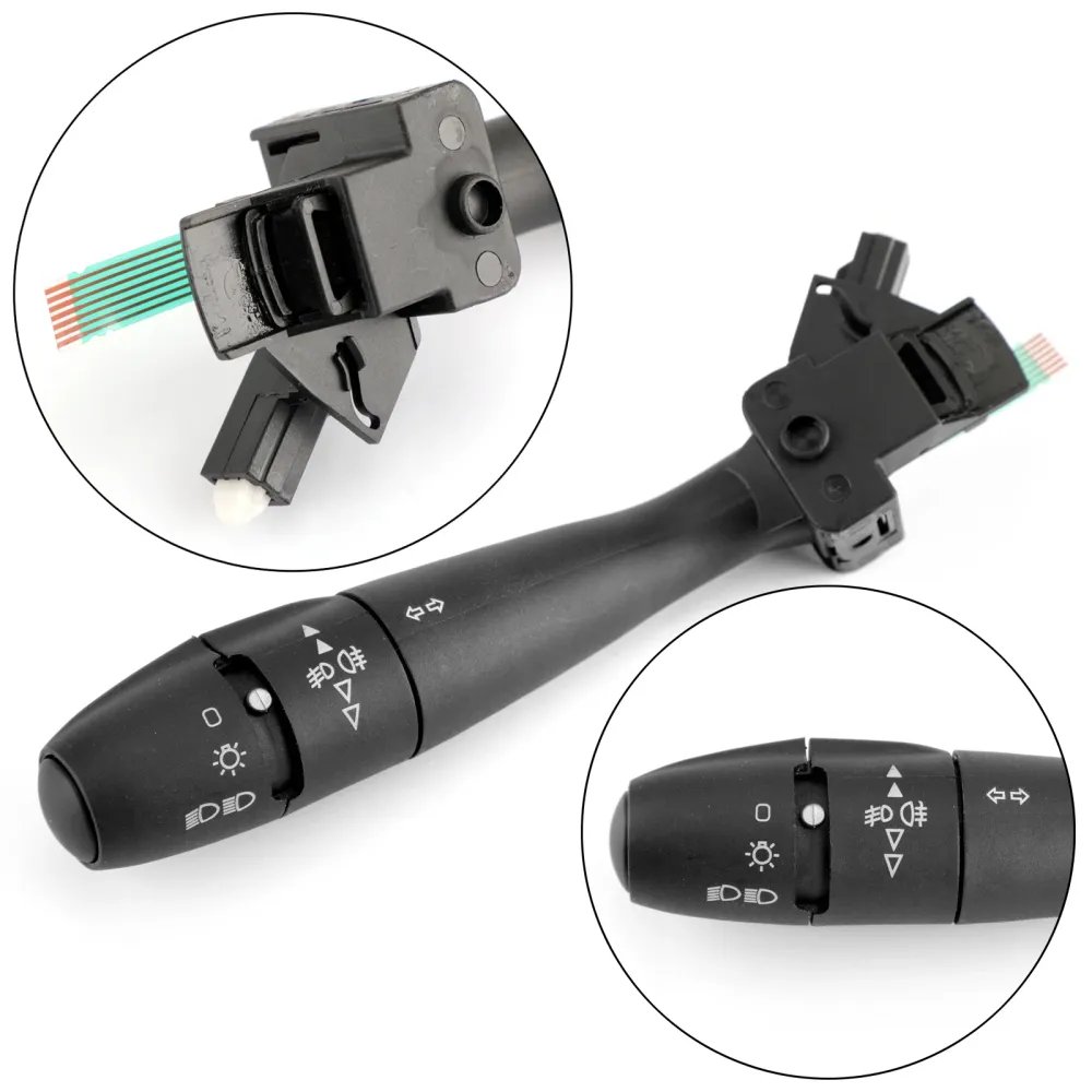Chave de sinal de giro alavanca de pisca -pisca 96595087xt para Peugeot 206 301 307 308 3008 405