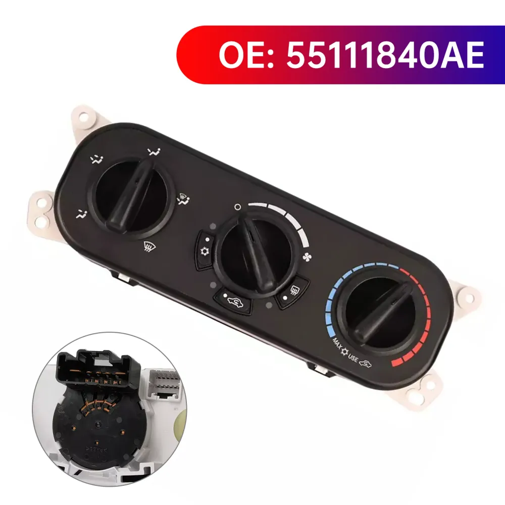 2007-2010 Jeep Wrangler JK /C Interruptor de controle do aquecedor 55111840AE