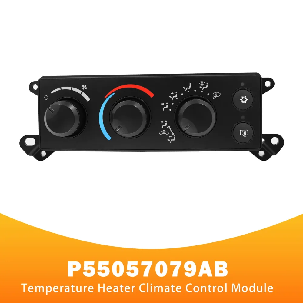 Dodge RAM 1500, 2500 2008 & Módulo de controle climático do aquecedor de temperatura 3500 P55057079AB