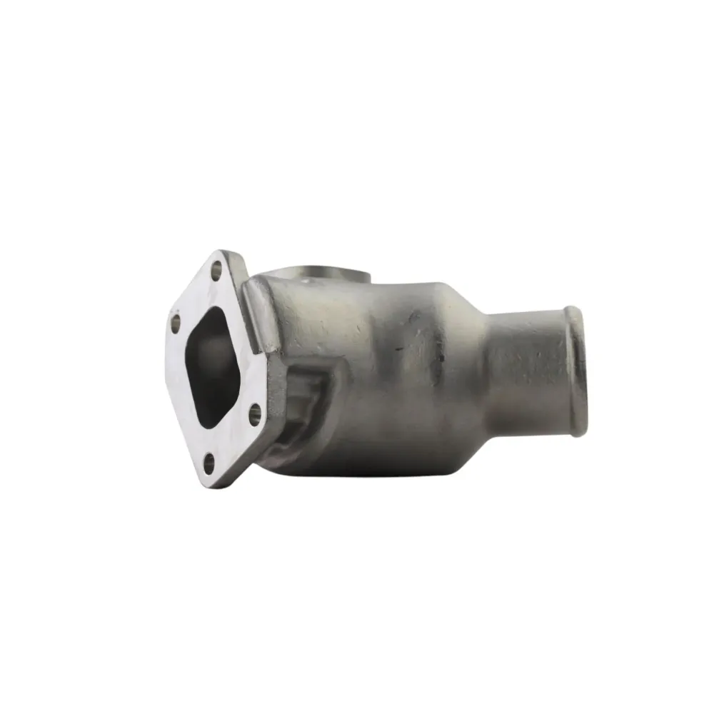 Cotovelo de saída de escape em ço inoxidável Volvo Penta D2-50F com conector - equivalente 21424345