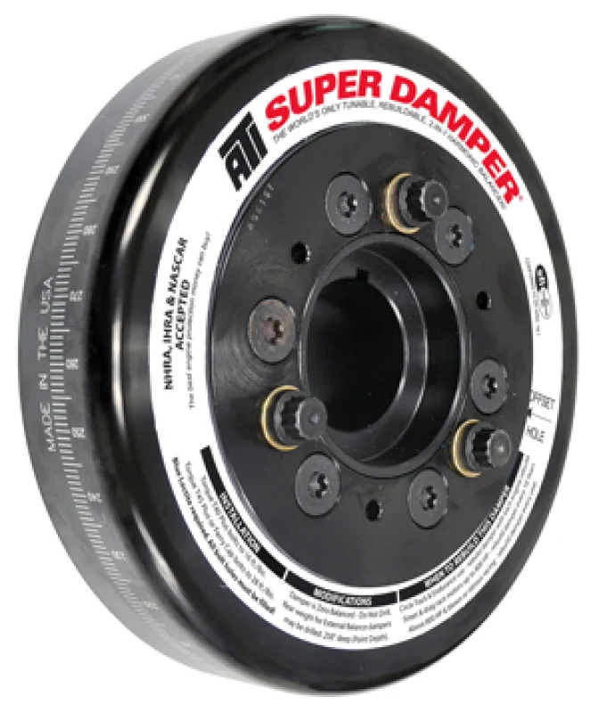 ATI Damper - 6.78in - Alum - 6/4 Grv - 10 Percent UD - LS1/LS2 - F & V Body - 10 Per UD /C - 3 Ring