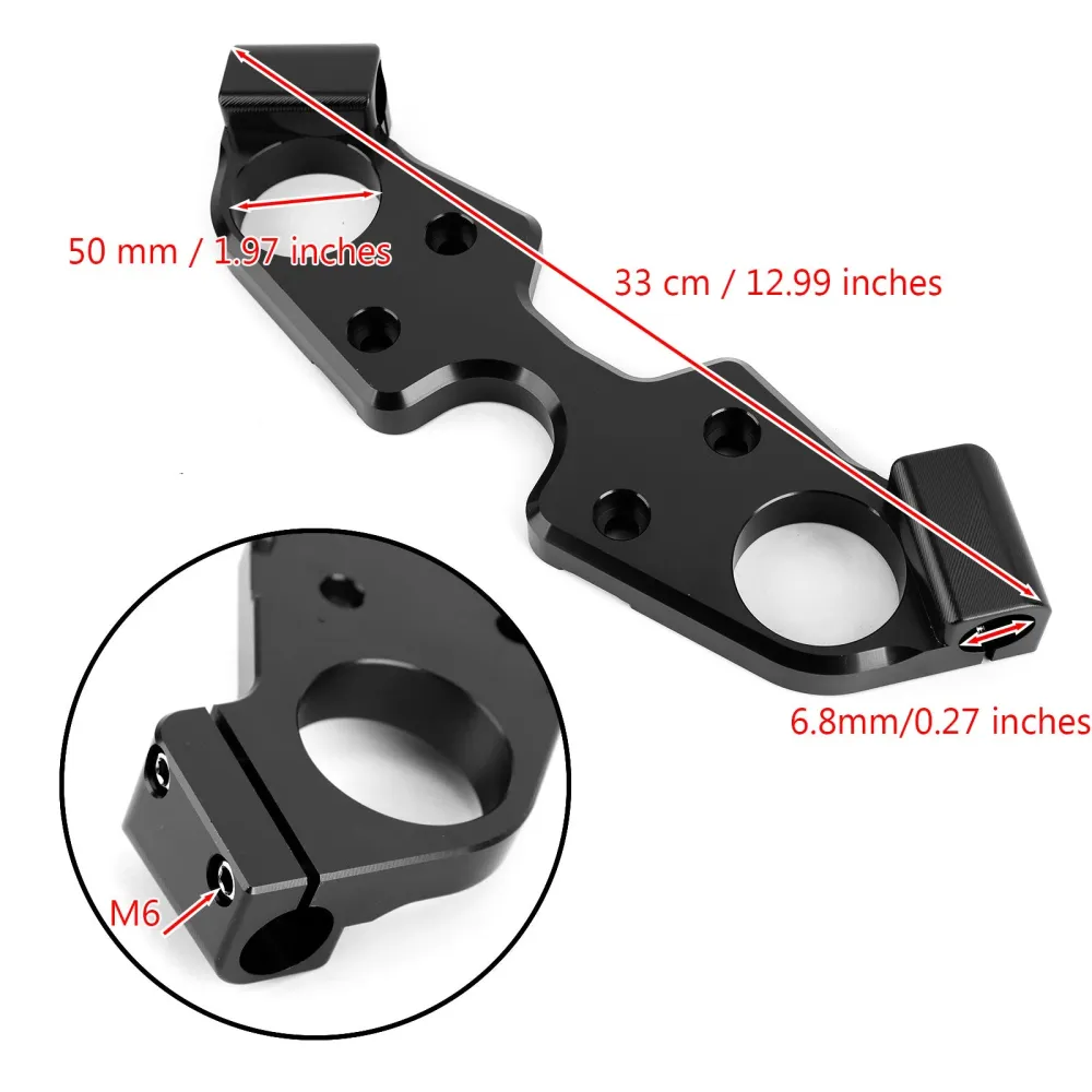 Abaixando árvore tripla front-end de primeira linha superior suzuki gsxr 1300 hayabusa 2008-2020 b genérico