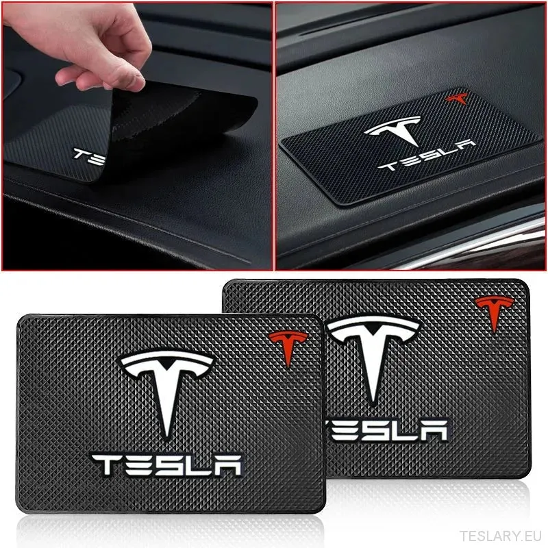 Tapete anti-deslizamento de PVC para o seu tesla 3 y s x com logotipo