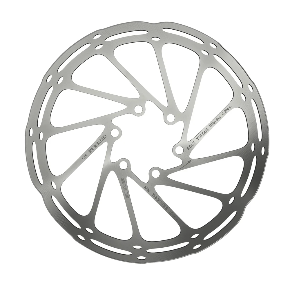 DISCO SRAM CENTERLINE (6 FUROS) 160 MM