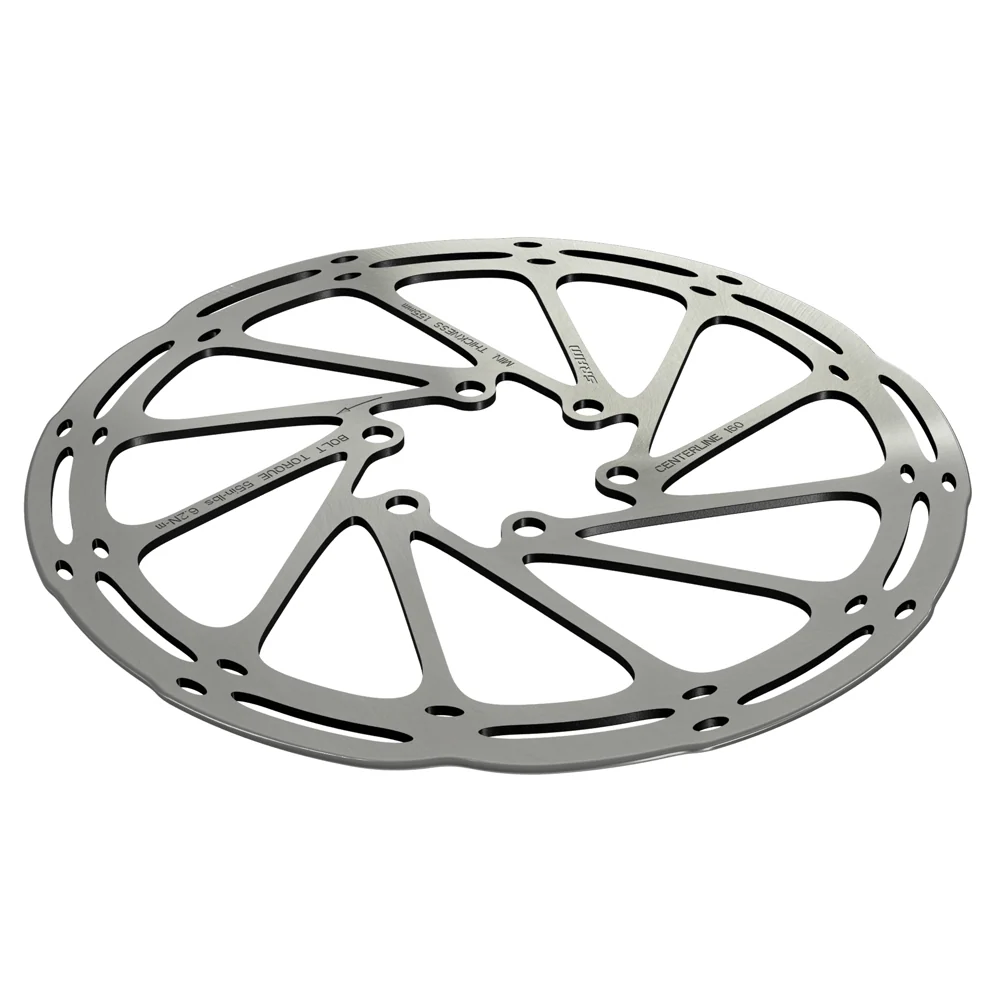DISCO SRAM CENTERLINE (6 FUROS) 160 MM