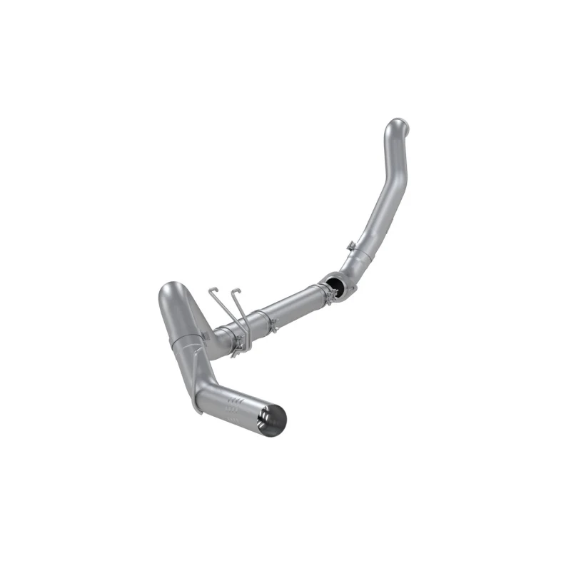 MBRP 08-10 F250/F350/F450 6.4L PS AL Steel 4in Filter-Back Single Side - No Muffler w/ DP