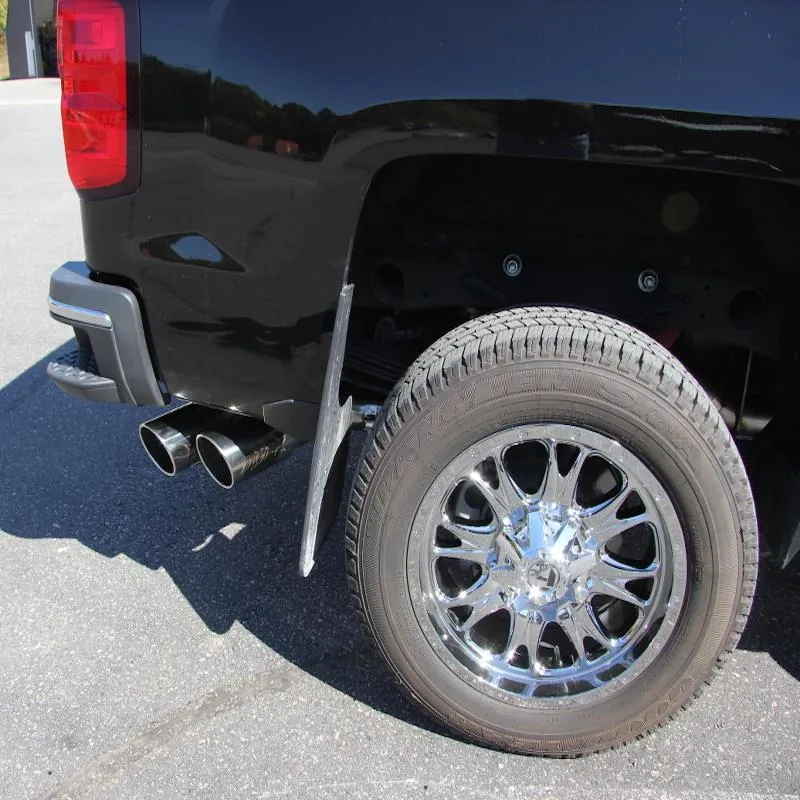 MBRP 11-15 Chevy/GMC 2500/3500 4in Filter Back Dual Outlet Single Side Alum Exhaust System