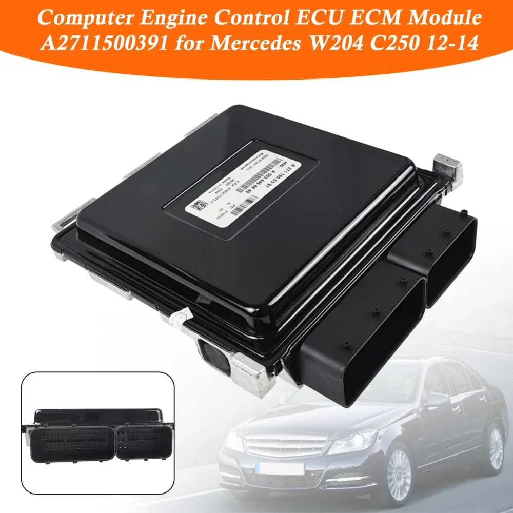 A2711500391 A0034468840 Módulo ECU ECM de controle do motor do computador para Mercedes W204 C250 2012-2014
