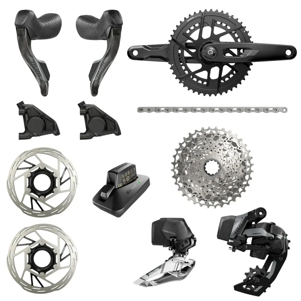 Sram Rival AXS E1 Power Meter Disc 2x12v group