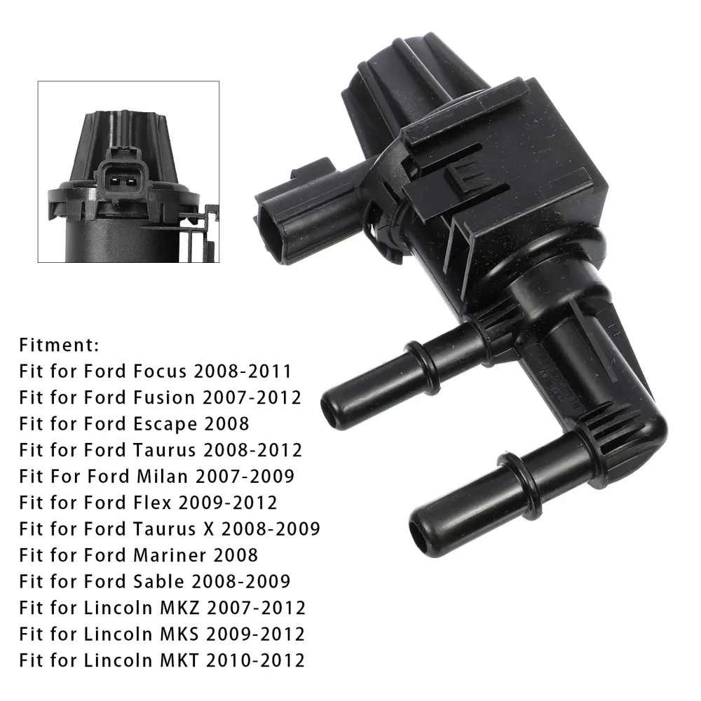 Válvula de controle de limpeza de vapor evap para Ford Focus Fusion 7U5Z-9C915-D